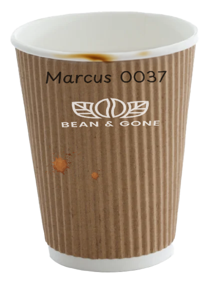 Coffee Cup Evidence
